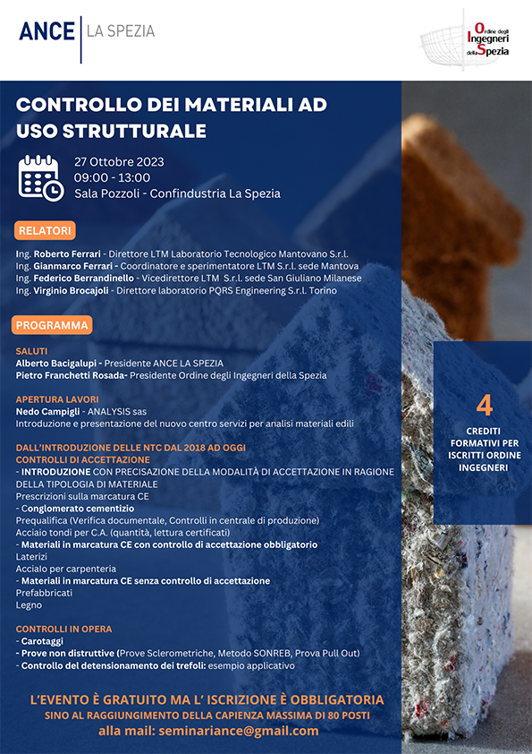 CONTROLLO DEI MATERIALI – 1